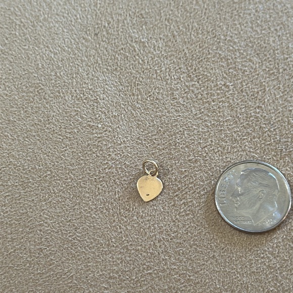 Tiny baby gift 14k Chai Pendant blue & gold jewelry - Picture 3 of 5